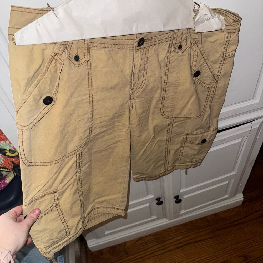 Y2K Unionbay Khaki Cargo Shorts